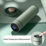 Temperature Display Thermos Cup 500ML Stainless Steel Vacuum Insulated Hot & Cold Bottle
