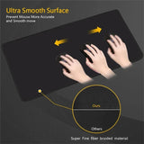 Hexagon Gaming Mouse Pad Large Desk Mat for Keyboard and Mouse, Soft Non-Slip Office & Gamer Mouse Mat