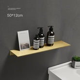 Modern Brushed Bathroom & Kitchen Wall Shelf – 30–50cm Storage Rack