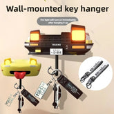 Auto Pop-Up LED Car Key Holder – AE86 Headlight Design, Retro Car Accessory