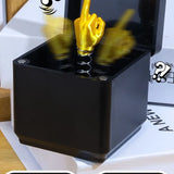 Christmas Pop-Up Surprise Box Featuring Middle Finger Mechanism Funny Gag Gift for Home and Office