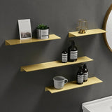 Modern Brushed Bathroom & Kitchen Wall Shelf – 30–50cm Storage Rack