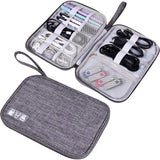 Electronics Organizer Bag Waterproof Travel Pouch for Cables, Chargers & Accessories