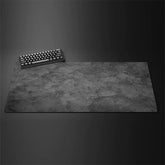 Gray Desktop Mouse Pad XXL Computer Desk Mat for Office and Gaming Setup