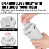 Thermal Coffee Travel Mug 380/510ML – Stainless Steel Leak-Proof Coffee & Tea Cup