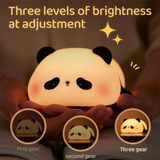 Touch LED Night Light for Kids Panda, Rabbit & Sheep Silicone Night Lamp USB Rechargeable