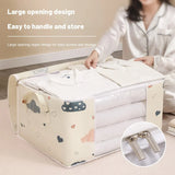 Large Foldable Storage Bag for Clothes, Quilts & Bedding – Sturdy Handles & Smooth Zipper