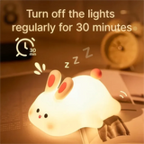 Touch LED Night Light for Kids Panda, Rabbit & Sheep Silicone Night Lamp USB Rechargeable