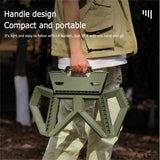 Outdoor Folding Stool Compact, Durable Chair for Camping, Fishing, and Beach Use