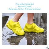 Reusable Waterproof Shoe Covers – Non-Slip Silicone Overshoes for Outdoor Rainy Days