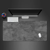 Gray Desktop Mouse Pad XXL Computer Desk Mat for Office and Gaming Setup
