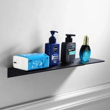 Modern Brushed Bathroom & Kitchen Wall Shelf – 30–50cm Storage Rack