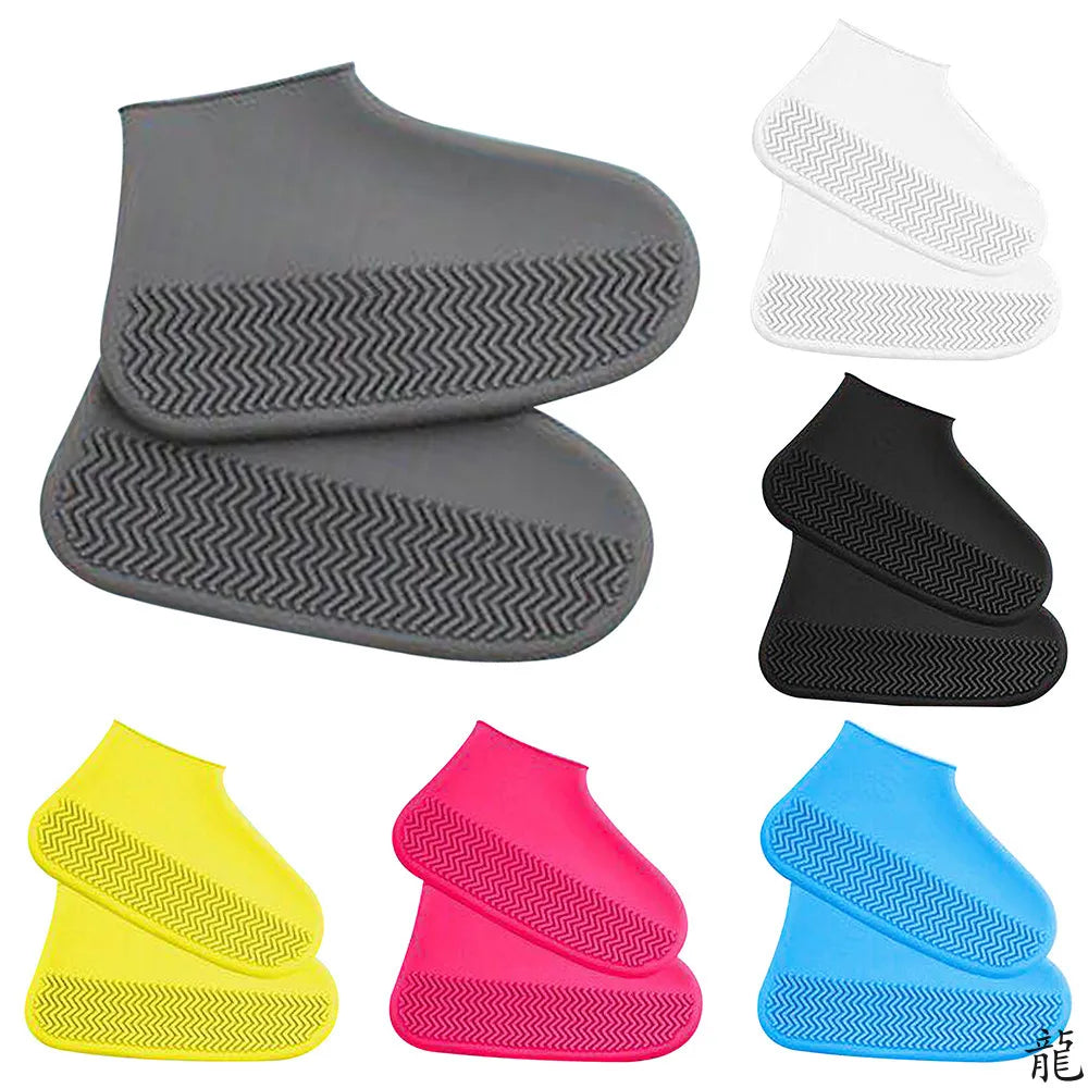 Reusable Waterproof Shoe Covers – Non-Slip Silicone Overshoes for Outdoor Rainy Days