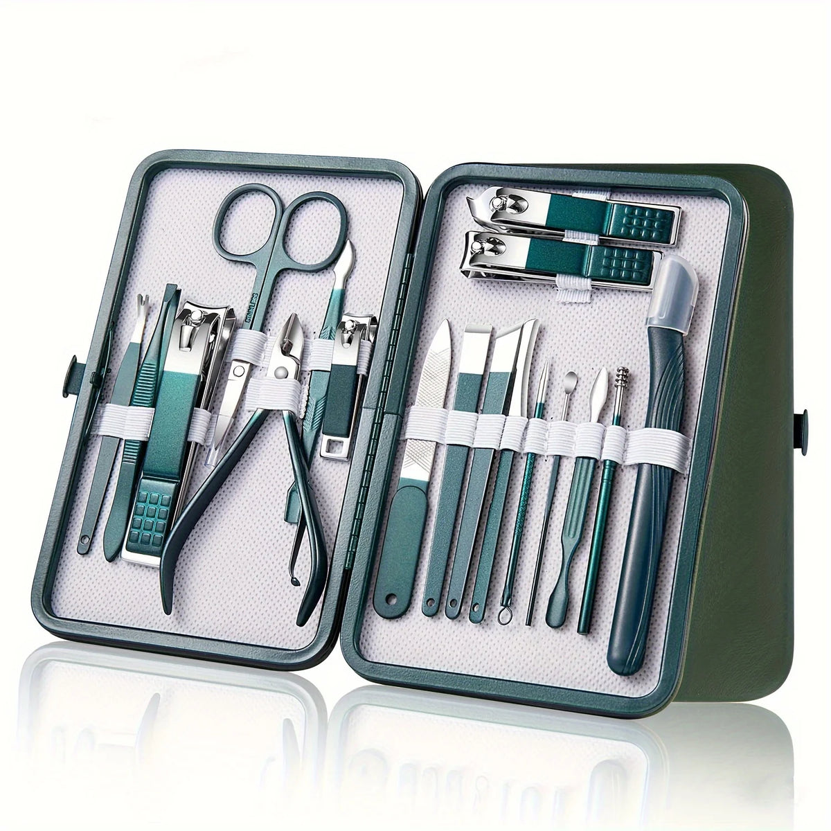Portable Nail Care Kit – Stainless Steel Manicure & Pedicure Set for Travel