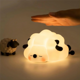 Touch LED Night Light for Kids Panda, Rabbit & Sheep Silicone Night Lamp USB Rechargeable