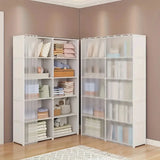 6-Layer Portable Wardrobe Dustproof Double Row Clothes Storage Organizer