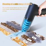 Mini Cordless Car Vacuum Cleaner  CENRR 98000PA, Handheld & Portable