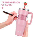 Large Stainless Steel Tumbler 30oz/40oz – Double Wall Vacuum Insulated Thermos Cup